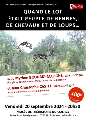 Quand le Lot était peuplé de rennes, de chevaux et de loups